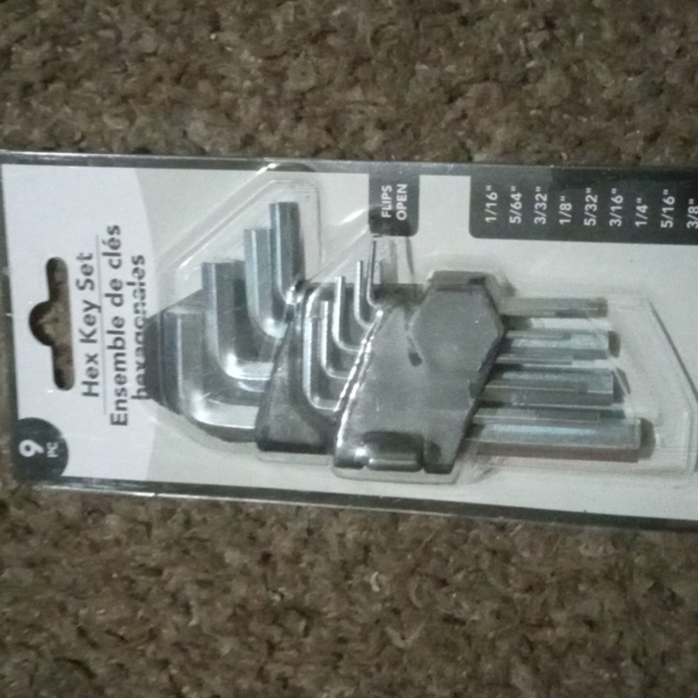 Hex key set new